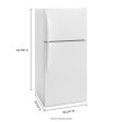 Whirlpool WRT318FZDW 30-inch Wide Top Freezer Refrigerator - 18 cu. ft. Online Hot Sale