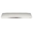 Broan® 36-Inch Convertible Under-Cabinet Range Hood, 300 Max Blower CFM, Stainless Steel on Sale