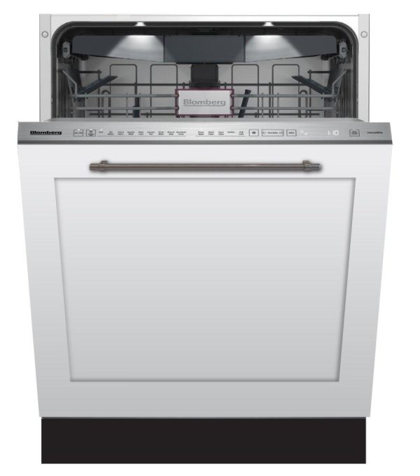 Blomberg Appliances DWT81800FBI 24in Dishwasher Overlay 45dBA top digital touch control 3rd rack 8 cycle, active vent drying, beam on floor, interior light Fashion