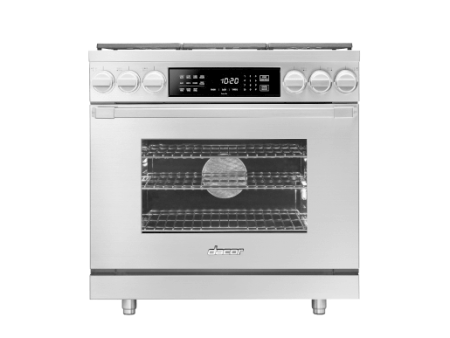 Dacor HDPR36SLP Dual Fuel Pro Range, Silver Stainless Steel, Liquid Propane Online Sale