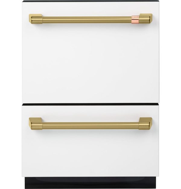 Cafe CXQD2H2PNCG Caf(eback)™ Handle Kit - Brushed Brass Fashion