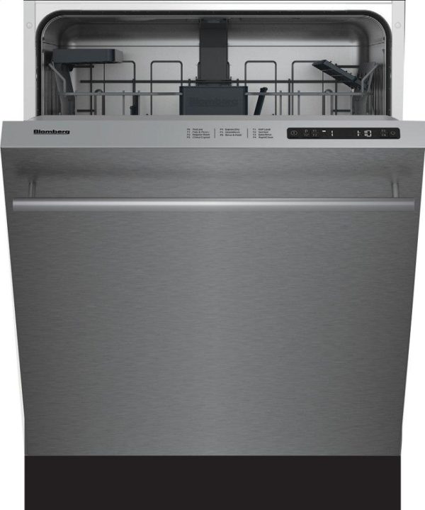 Blomberg Appliances DW51600SS 24in Dishwasher ADA SS w  bar handle 48dBA top control 6 cycle, beam on floor Supply