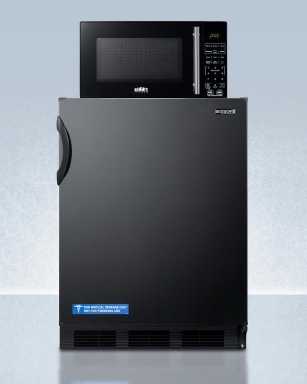 Summit MRF66BKA Microwave refrigerator-freezer Combination With Allocator Online Sale