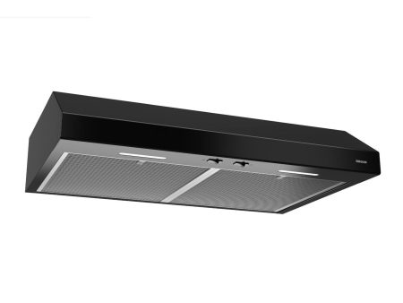 BCSEK130BL Broan® 30-Inch Convertible Under-Cabinet Range Hood, ENERGY STAR®, 300 Max Blower CFM, Black Supply