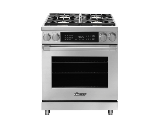 Dacor HDPR30SLP Dual Fuel Pro Range, Silver Stainless Steel, Liquid Propane For Discount