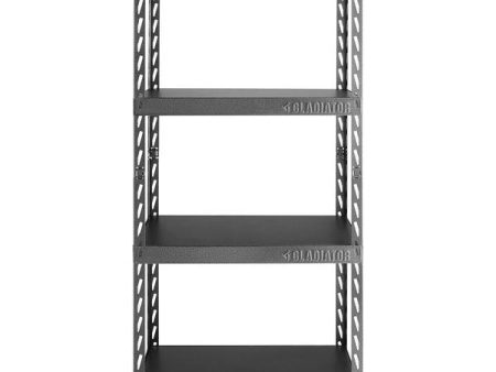 Gladiator GARC304RGG 30  Wide EZ Connect Rack with Four 15  Deep Shelves Online Hot Sale