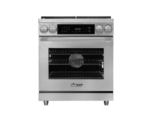 Dacor HDPR30SLP Dual Fuel Pro Range, Silver Stainless Steel, Liquid Propane For Discount