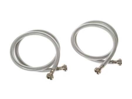 Ge Appliances WX14X10005 2 PK - Stainless Steel 4 ft Hoses For Sale