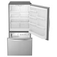 Whirlpool WRB329DMBM 30-inches wide Bottom-Freezer Refrigerator with SpillGuard™ Glass Shelves - 18.7 cu. ft. Online