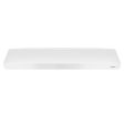 Broan BKDEG130WW **DISCONTINUED** Broan® Sahale 30-Inch Convertible Under-Cabinet Range Hood, ENERGY STAR®, 375 Max Blower CFM, White Fashion