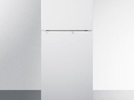 Summit FF1088W 24  Wide Top Mount Refrigerator-freezer For Discount