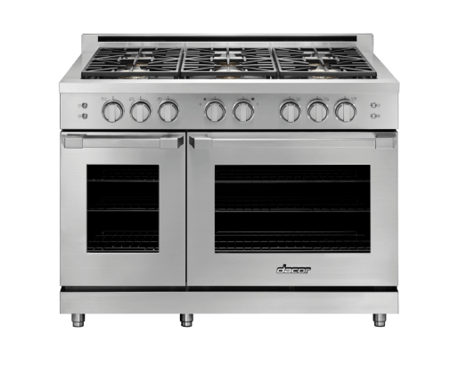 Dacor HGPR48SLP Gas Pro Range, Silver Stainless Steel, Liquid Propane Hot on Sale