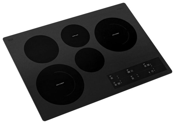 Whirlpool WCE97US0HB 30-inch Electric Ceramic Glass Cooktop with Two Dual Radiant Elements Sale