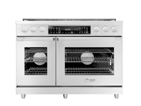 Dacor HDPR48SNG Dual Fuel Pro Range, Silver Stainless Steel, Natural Gas Cheap