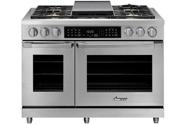 Dacor HDPR48CNG 48  Dual Fuel Pro Range, DacorMatch, Natural Gas Online Sale