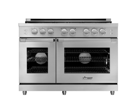 Dacor HGPR48SLP Gas Pro Range, Silver Stainless Steel, Liquid Propane Hot on Sale