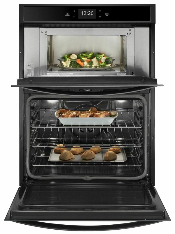 Whirlpool WOC75EC0HB 6.4 cu. ft. Smart Combination Wall Oven with Touchscreen - Black Hot on Sale