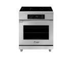 Dacor HIPR30S 30  Induction Pro Range, Silver Stainless Steel Online Sale