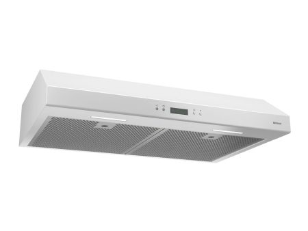 Broan BCDJ130WH Glacier 30-Inch 450 Max Blower CFM 5.5 Sones White Range Hood For Sale