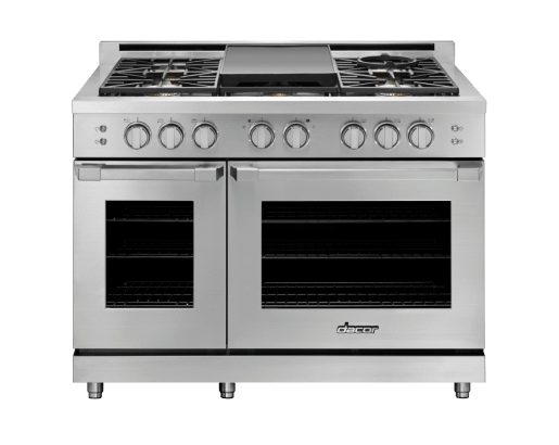 Dacor HGPR48SLP Gas Pro Range, Silver Stainless Steel, Liquid Propane Hot on Sale