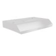 Broan BKDEG130WW **DISCONTINUED** Broan® Sahale 30-Inch Convertible Under-Cabinet Range Hood, ENERGY STAR®, 375 Max Blower CFM, White Fashion