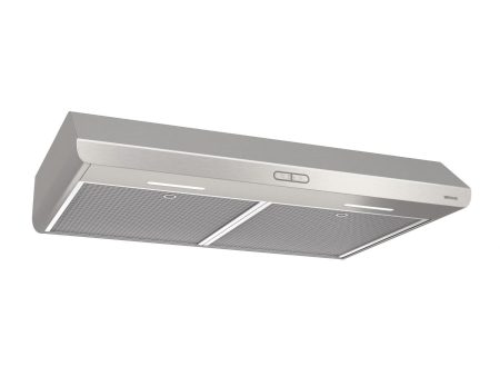 Broan® 36-Inch Convertible Under-Cabinet Range Hood, 300 Max Blower CFM, Stainless Steel on Sale