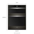 Whirlpool WOC75EC0HV 6.4 cu. ft. Smart Combination Convection Wall Oven with Air Fry, when Connected Hot on Sale