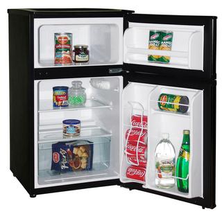 AVANTI Model RA3101BT - 3.1 CF Two Door Counterhigh Refrigerator - Black Cheap