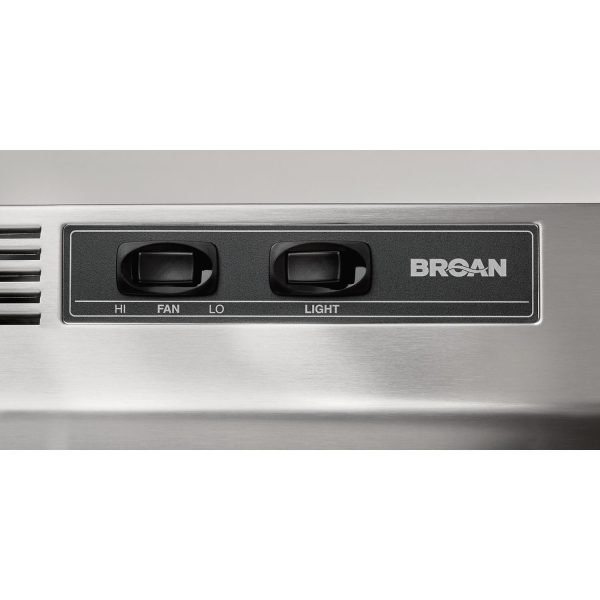 413004 Broan® 30-Inch Ductless Under-Cabinet Range Hood, Stainless Steel Online Sale