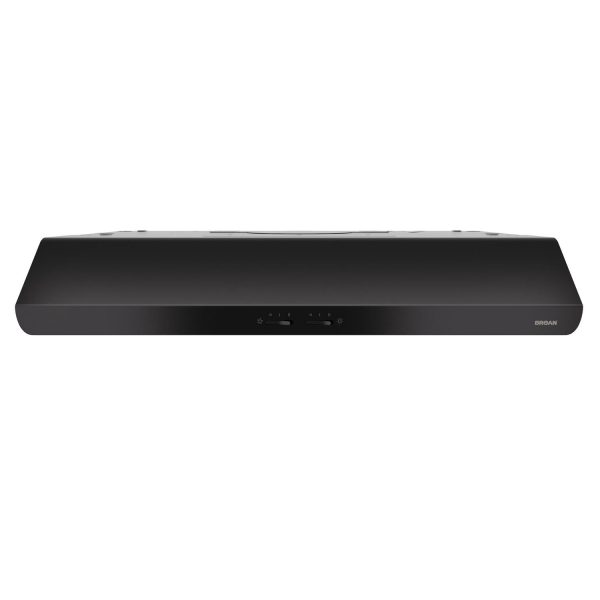 BKSH130BL Broan 30-Inch 300 Max Blower CFM 5.0 Sones Black Range Hood Sale