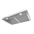 Broan BCSD124WW Glacier 24-Inch 300 Max Blower CFM 5 Sones White Range Hood Cheap