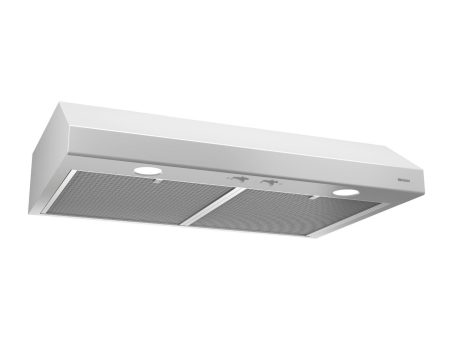 Broan BCSD142WW Glacier 42-Inch 300 Max Blower CFM 5 Sones White Range Hood on Sale