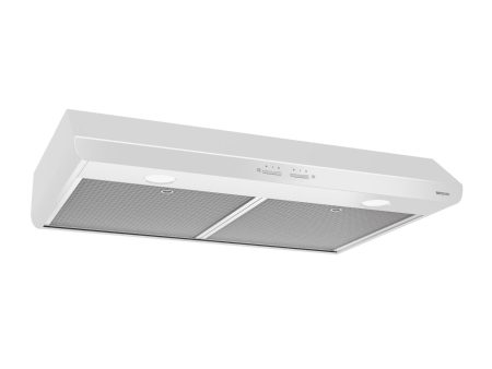 Broan 30-Inch 300 Max Blower CFM 5.0 Sones White Range Hood Fashion