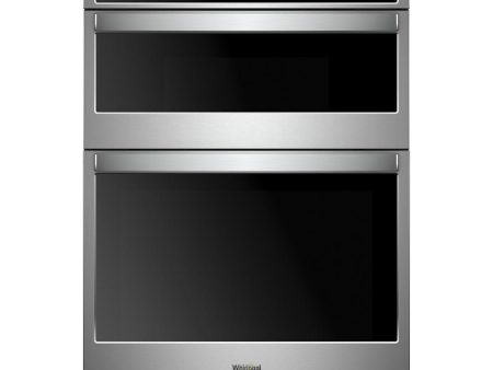 Whirlpool WOC75EC0HS 6.4 cu. ft. Smart Combination Convection Wall Oven with Air Fry, when Connected Online