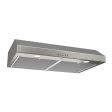 BCSQ130SS Broan® Glacier 30-Inch Convertible Under-Cabinet Range Hood, 375 Max Blower CFM, Stainless Steel For Discount