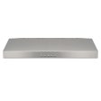 BCSQ130SS Broan® Glacier 30-Inch Convertible Under-Cabinet Range Hood, 375 Max Blower CFM, Stainless Steel For Discount