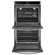 Whirlpool WOD77EC7HS 8.6 cu. ft. Smart Double Convection Wall Oven with Air Fry, when Connected Supply