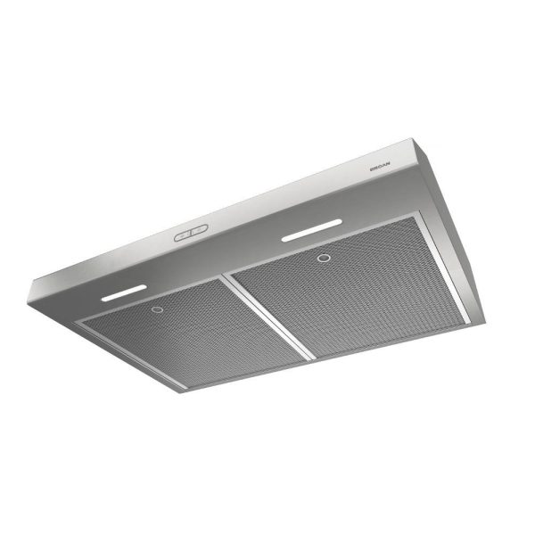 BCDF130SS Broan® Glacier 30-Inch Convertible Under-Cabinet Range Hood, 375 Max Blower CFM, Stainless Steel Discount