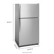 Whirlpool WRT311FZDZ 33-inch Wide Top Freezer Refrigerator - 20 cu. ft. Online Hot Sale