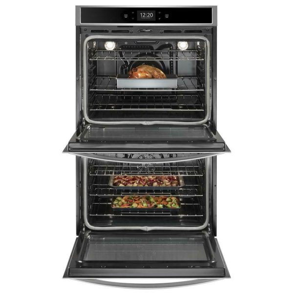 Whirlpool WOD77EC7HS 8.6 cu. ft. Smart Double Convection Wall Oven with Air Fry, when Connected Supply