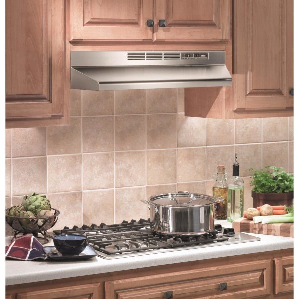 Broan® 42-Inch Ductless Under-Cabinet Range Hood, Stainless Steel Discount