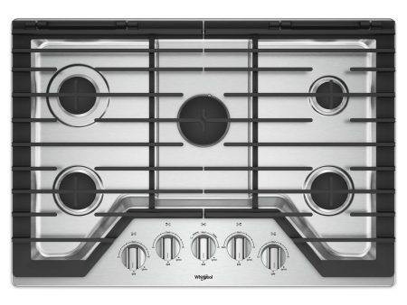 Whirlpool WCG97US0HS 30-inch Gas Cooktop with Griddle on Sale