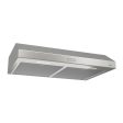 BCDF130SS Broan® Glacier 30-Inch Convertible Under-Cabinet Range Hood, 375 Max Blower CFM, Stainless Steel Discount