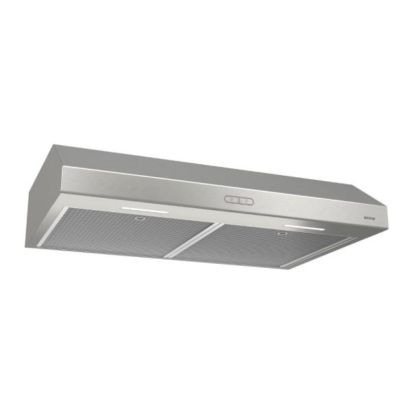 BCDF130SS Broan® Glacier 30-Inch Convertible Under-Cabinet Range Hood, 375 Max Blower CFM, Stainless Steel Discount